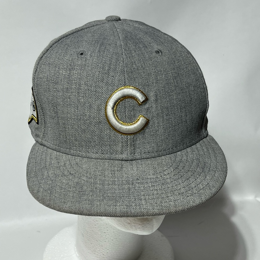 Grey New Era Chicago Cubs Hat
